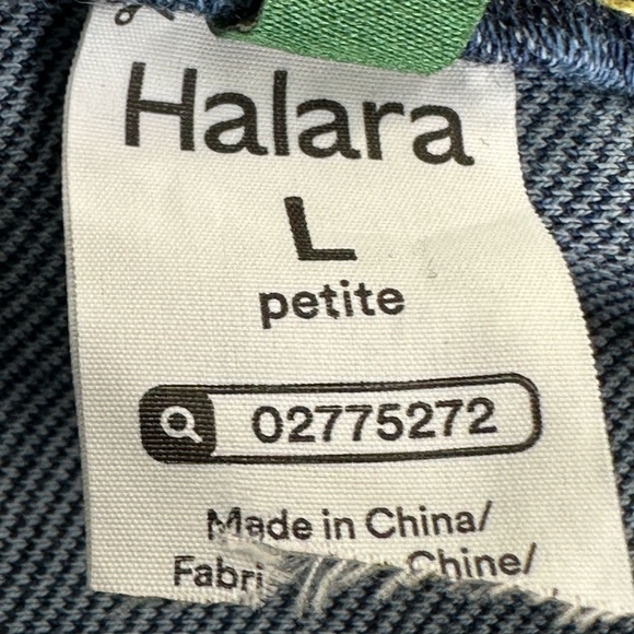 Halara Flex™ High Waisted Pockets Straight Leg Washed Casual Jeans Blue Spruce - Picture 12 of 12